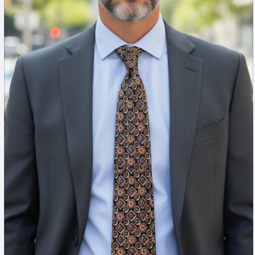 Christian Dior Men's Silk Neck Tie